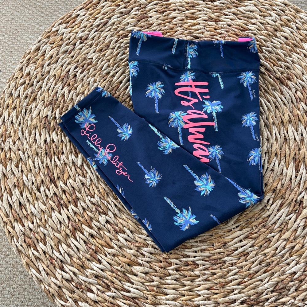 Lilly Pulitzer Luxletic Weekender Sunset Safari Palms Legging - Picture 5 of 15